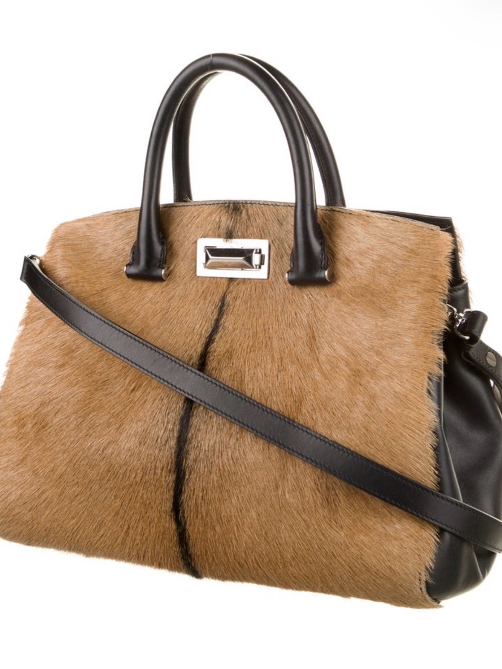 Pony Hair and Leather Max Mara Bag